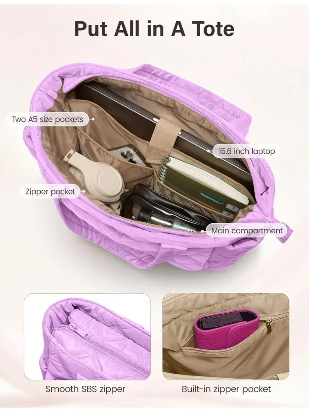 N/A puffy bags