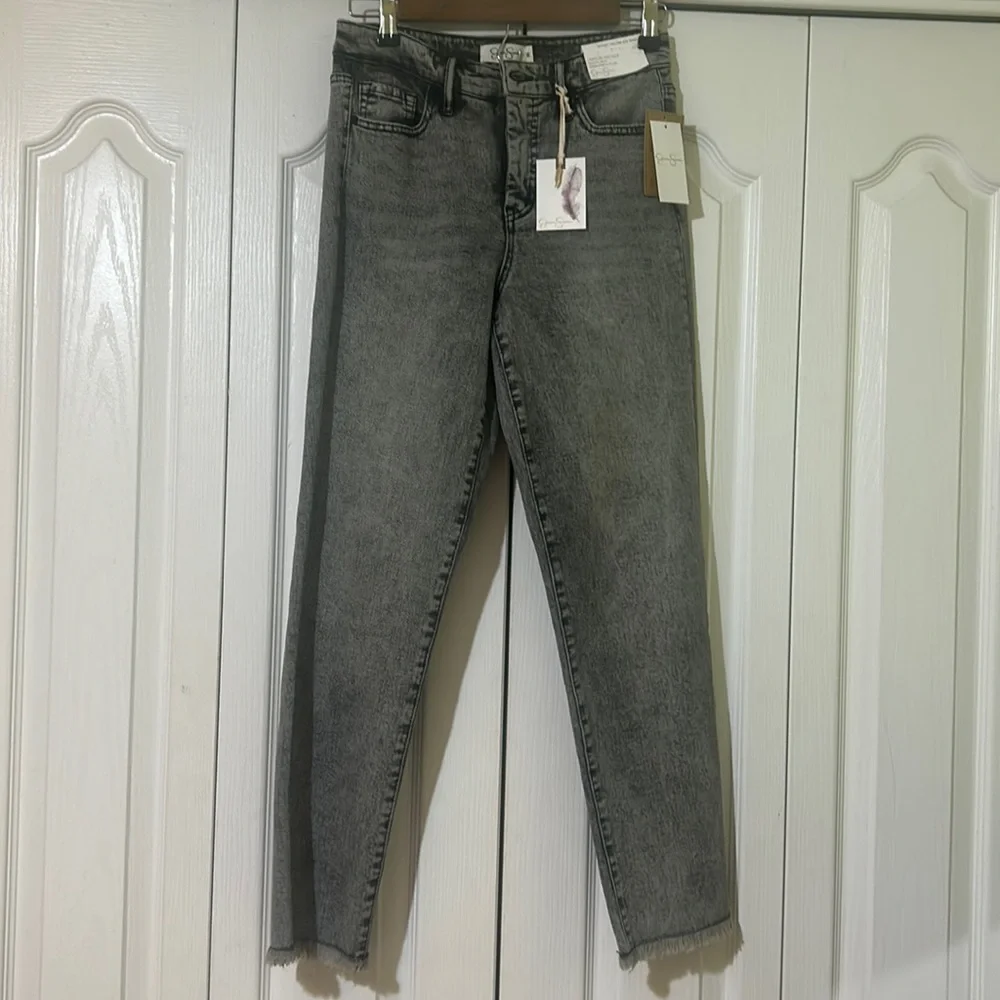 Jessica Super Fun Spotlight High Rise Slim Straight Jeans
