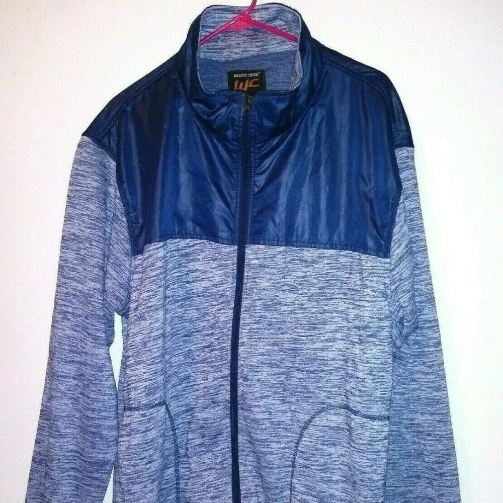 Men's Full Zip Jacket Sweatshirt Walnut Creek XXL