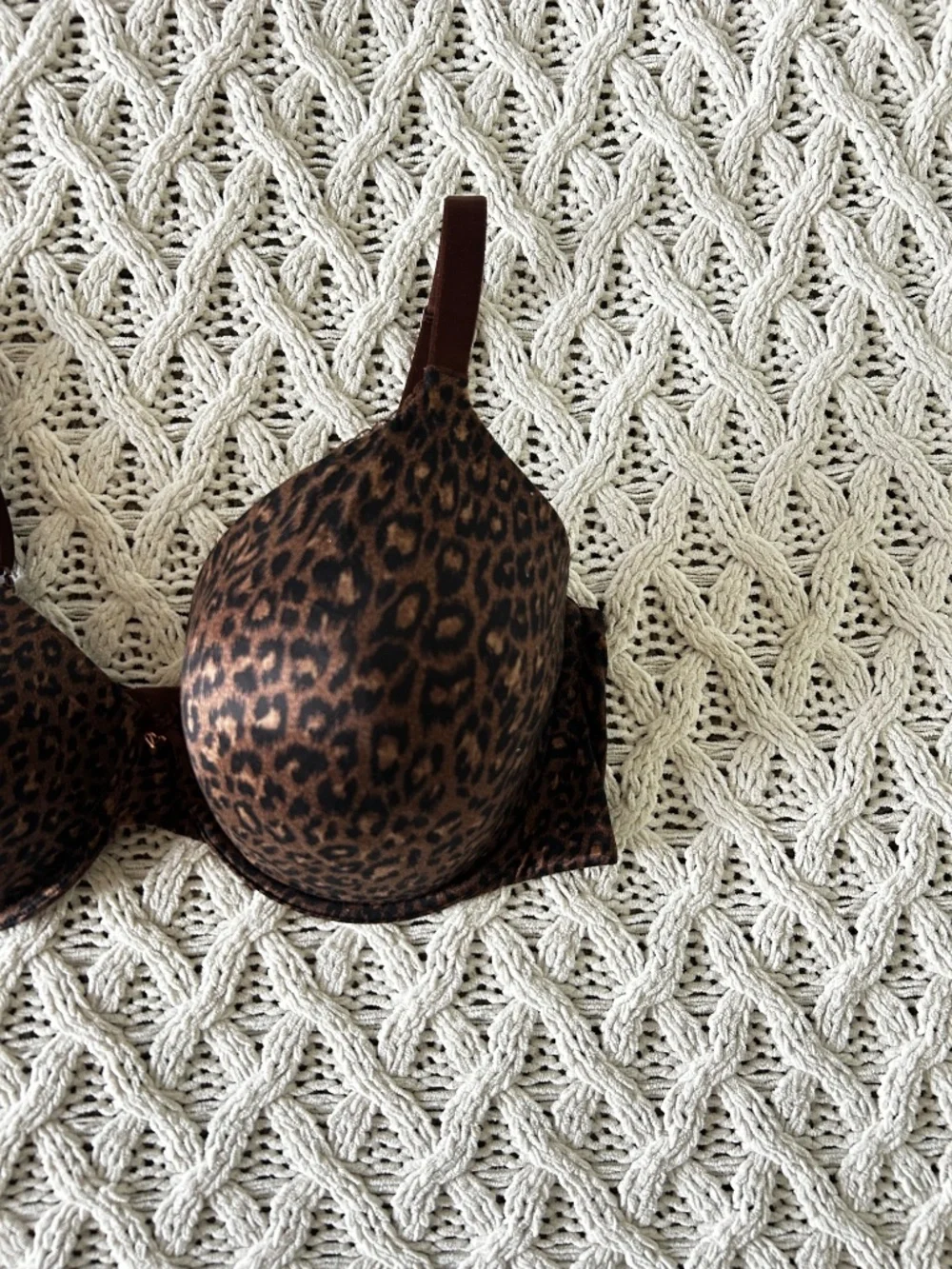 Leopard Print Padded Bra 🤎🖤