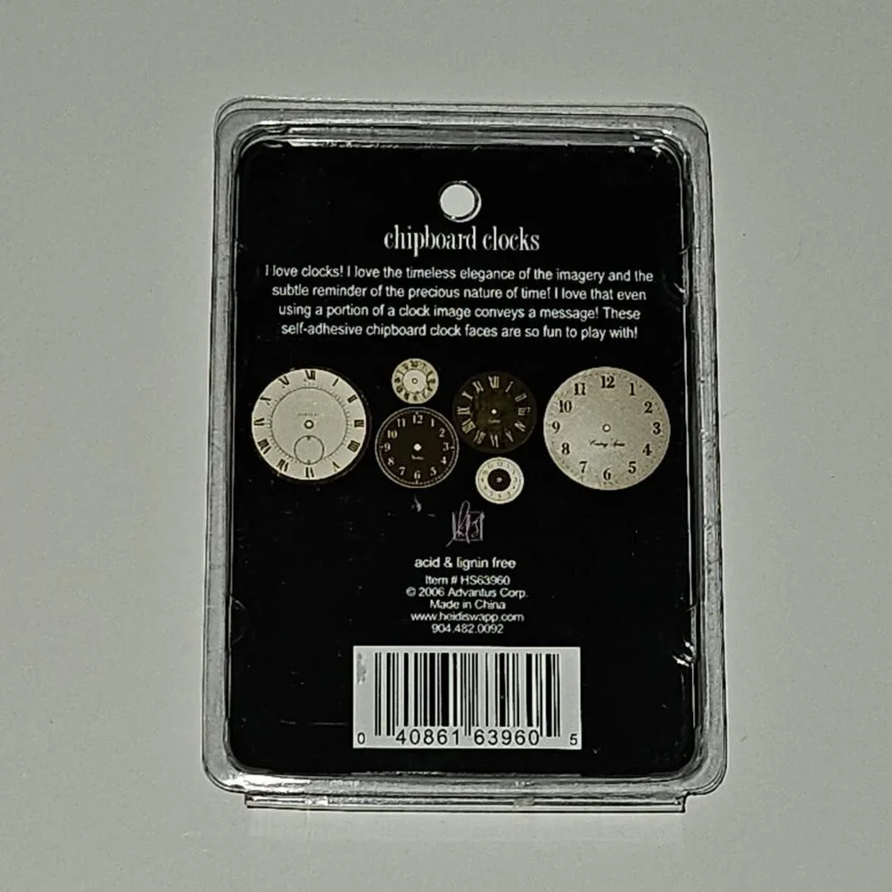 Heidi Swapp brown clocks