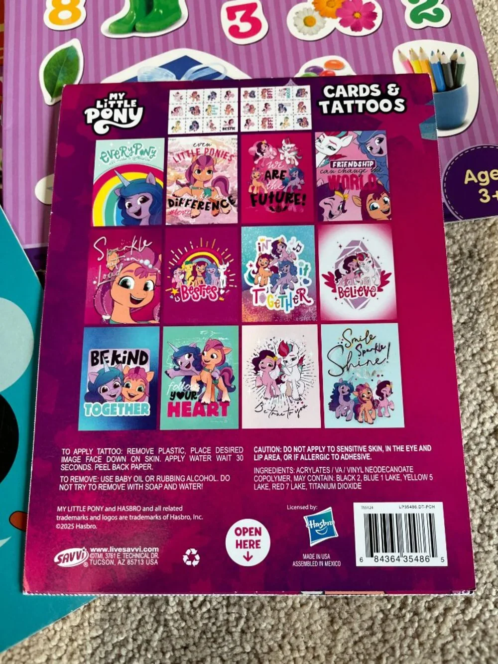 My Little Pony and others kids activity