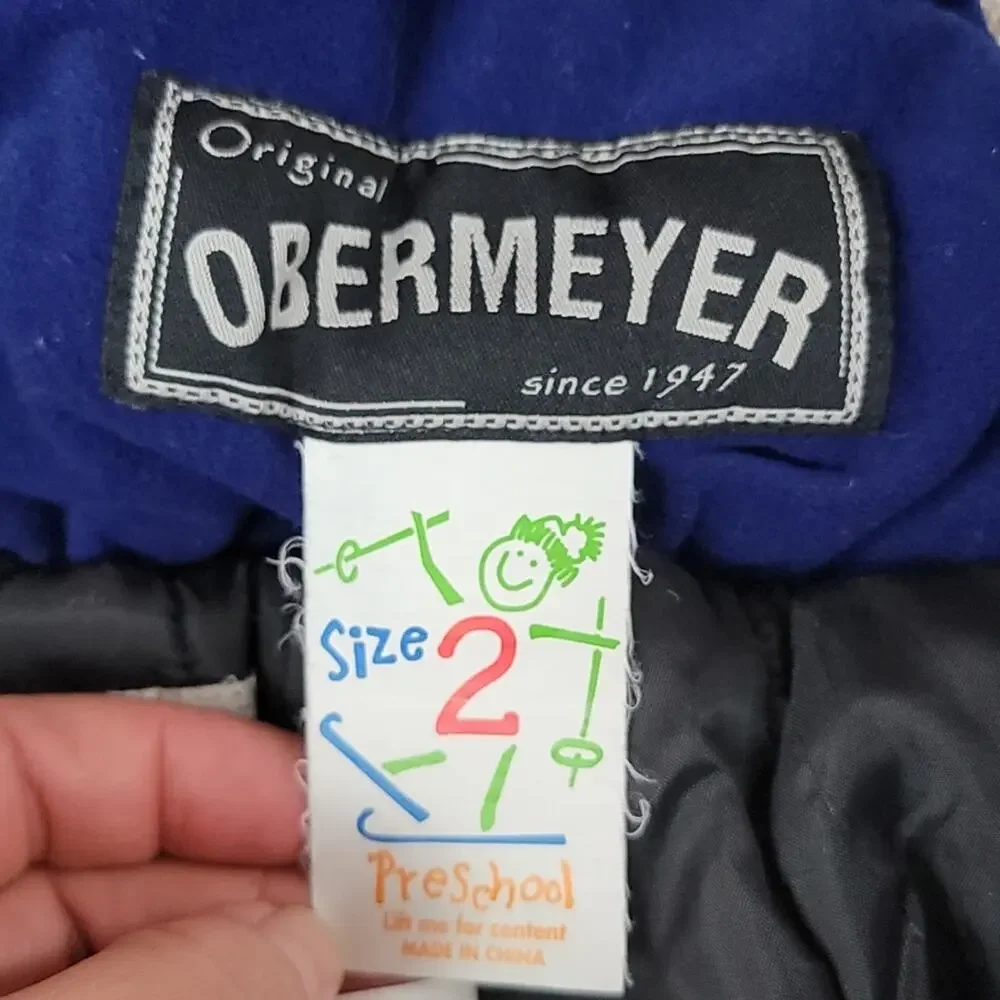 Obermeyer yellow blue