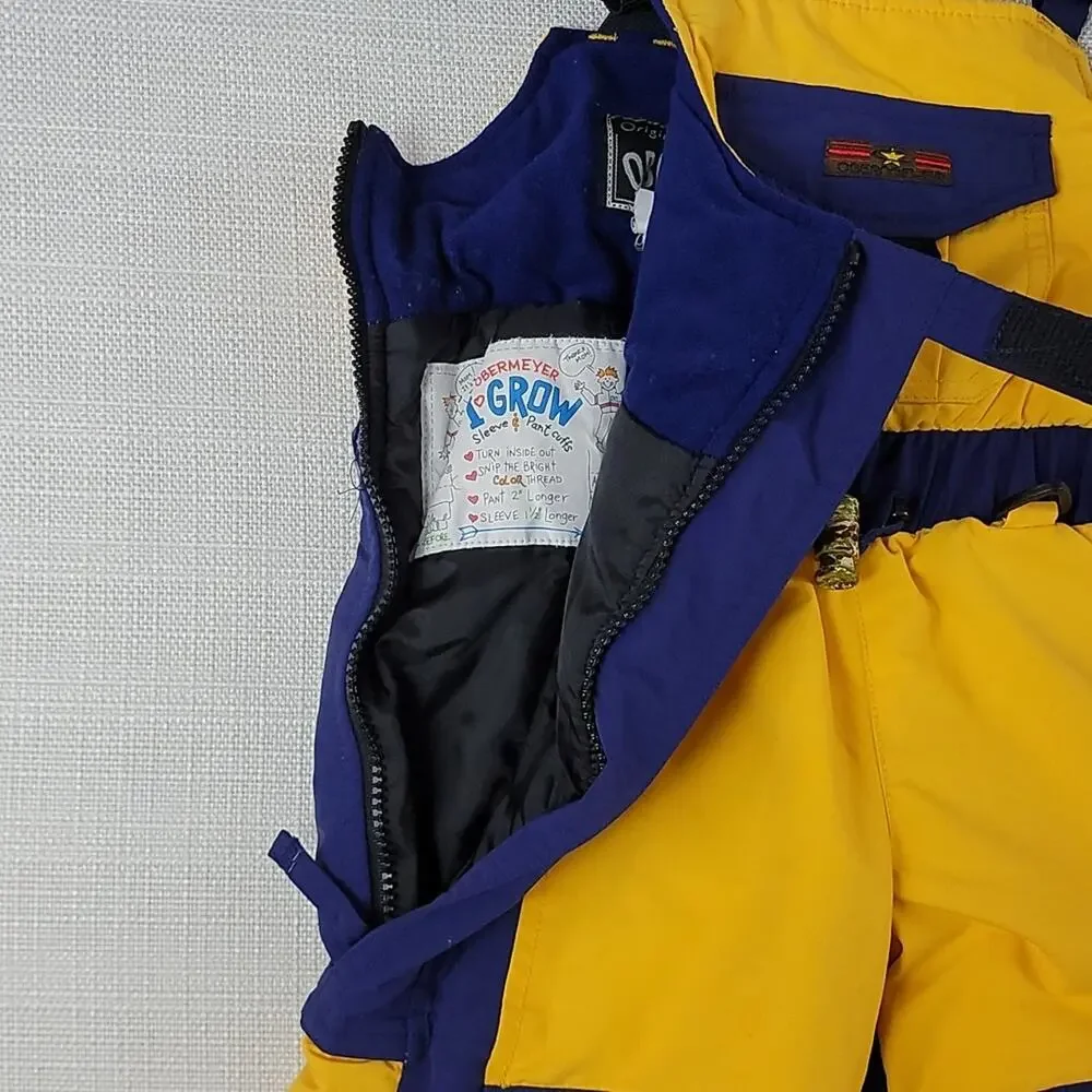 Obermeyer yellow blue