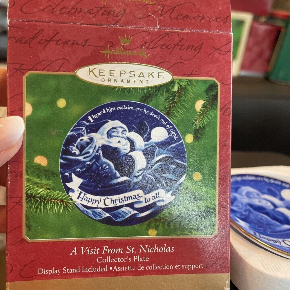 Hallmark Keepsake Ornament A Visit From St.‎ Nicholas 2000