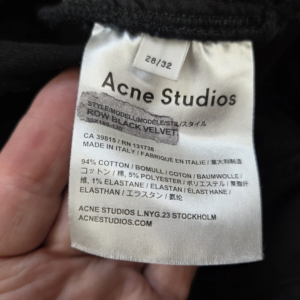 Acne Studios product pair