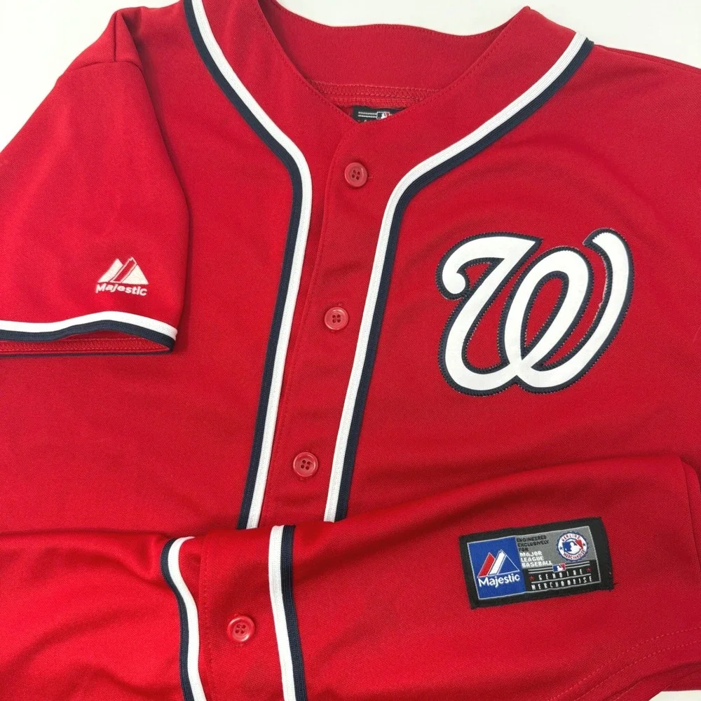 Majestic‎ Washington Nationals Bryce Harper 34 Baseball Jersey Youth Large 14-16