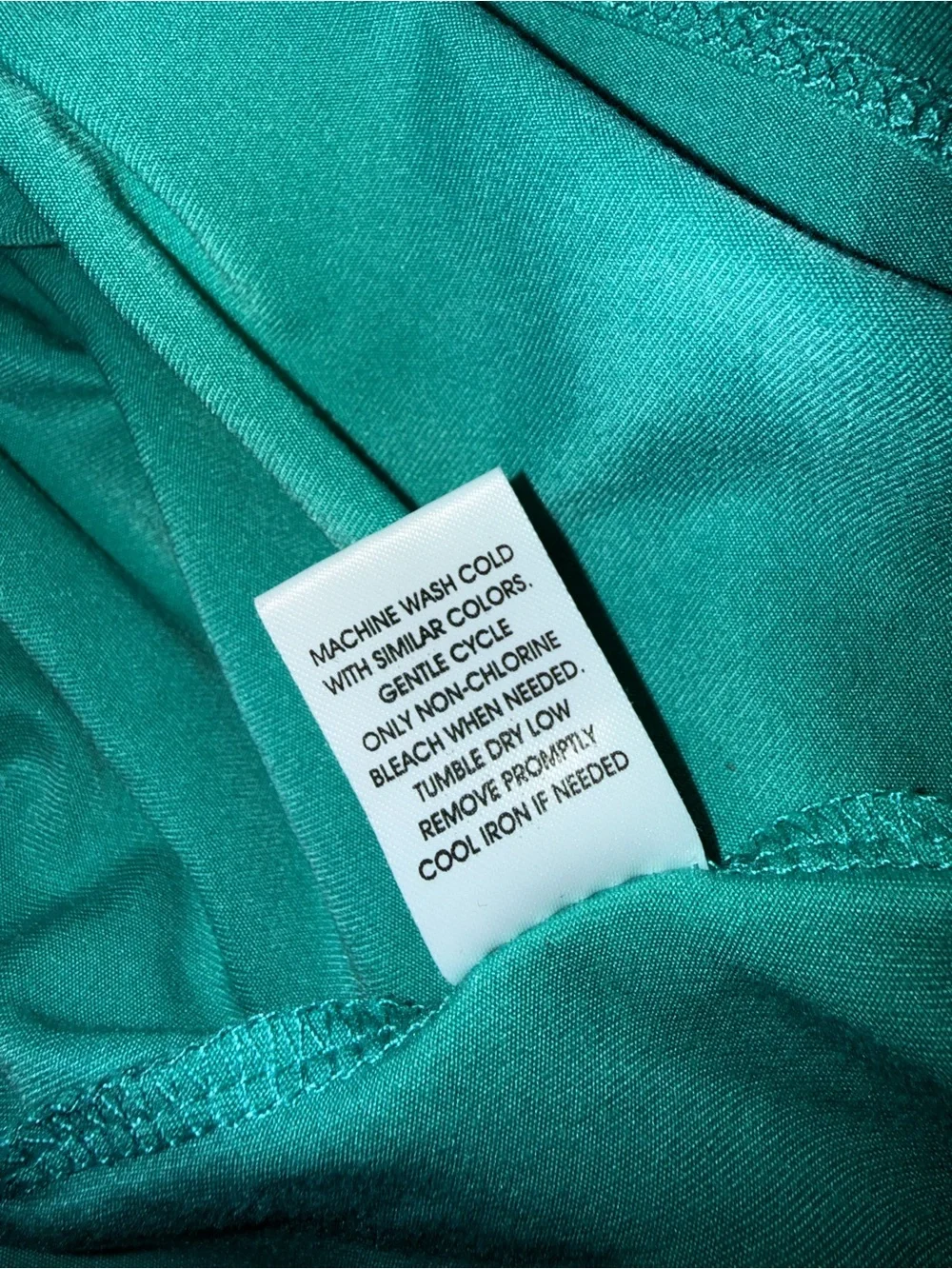 Echo Sleepwear Teal Paisley Two-Piece Pajama Set Small