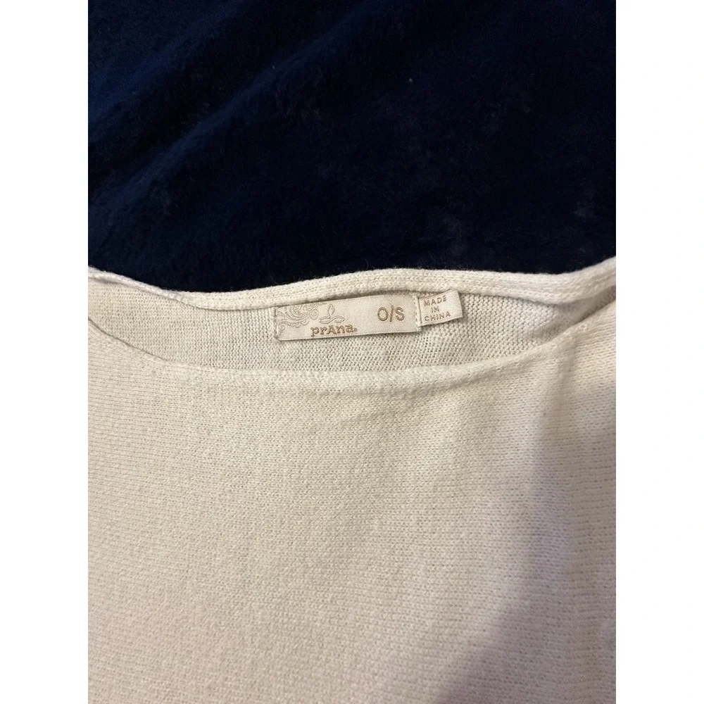 Prana cream sweater