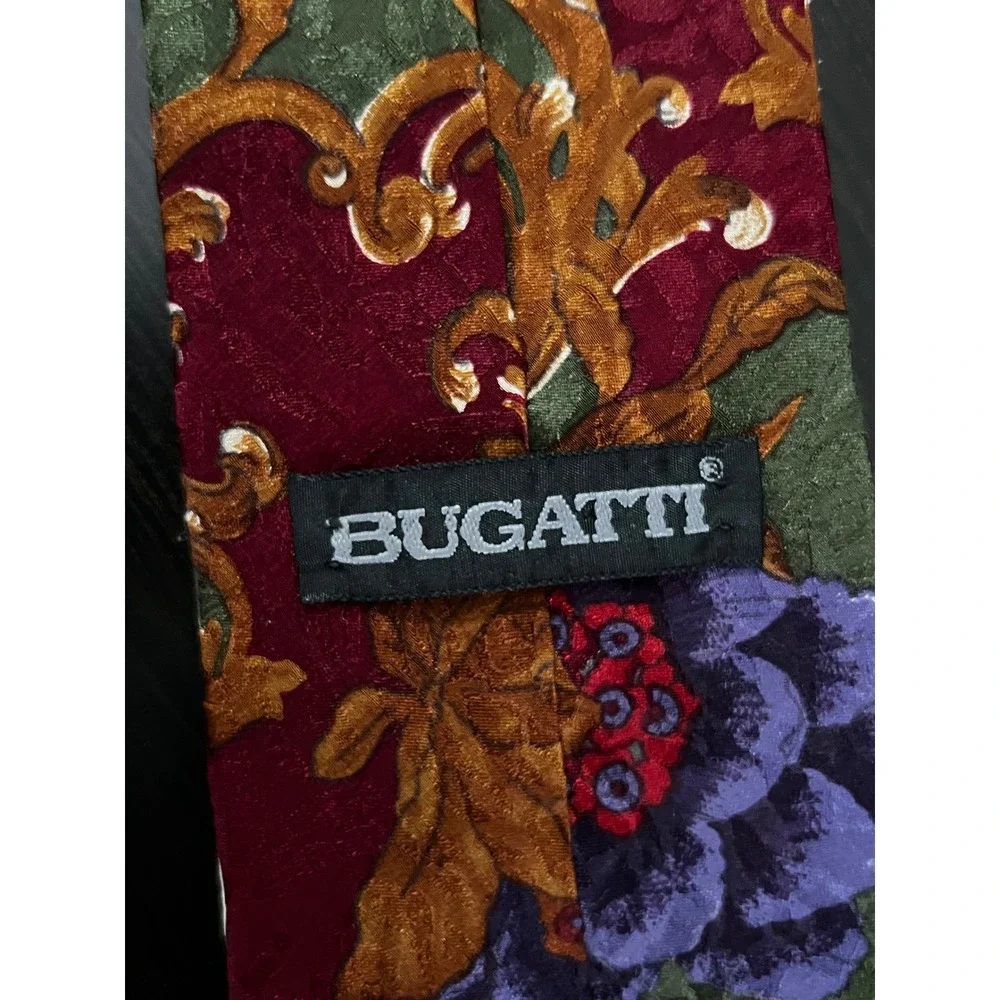 Bugatti necktie showcases