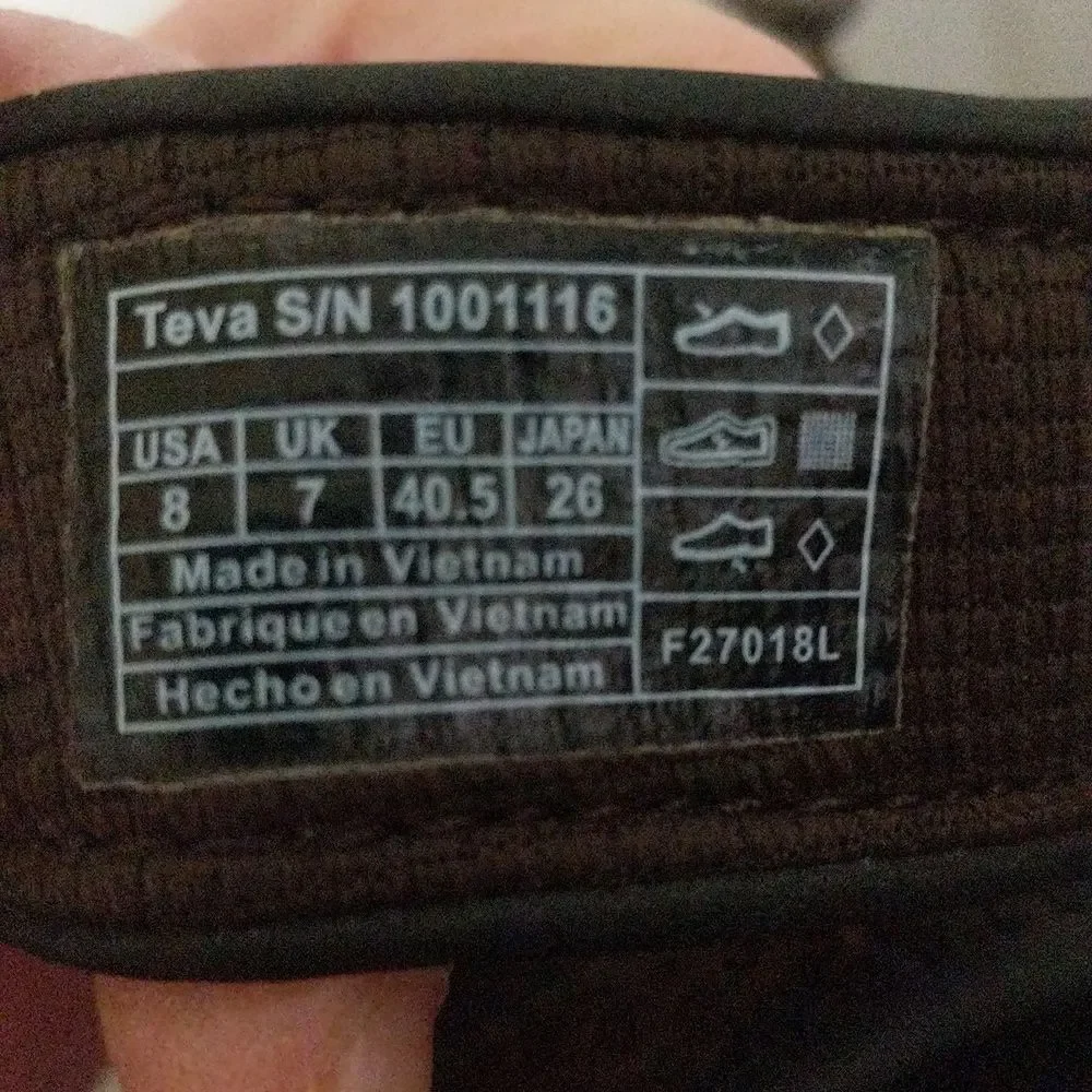 Teva forebay water