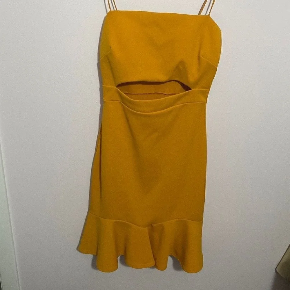No Brand yellow cutout