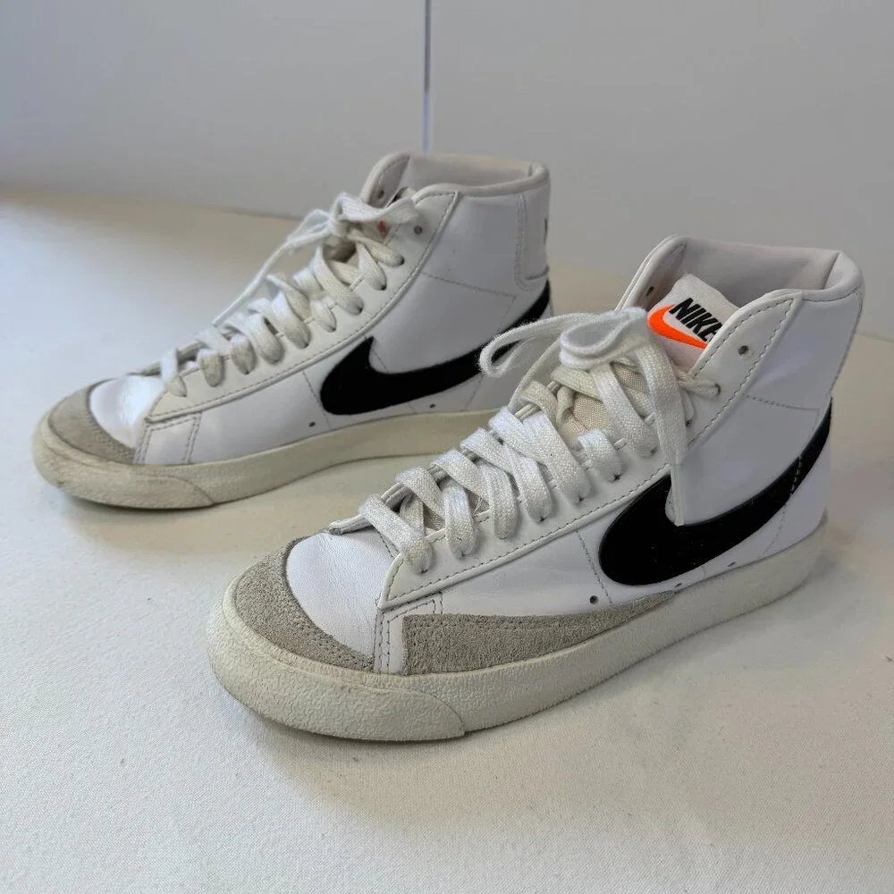 Nike Blazer Mid 77‎ White/Sail-Black CZ1055-100 Women's Size 6