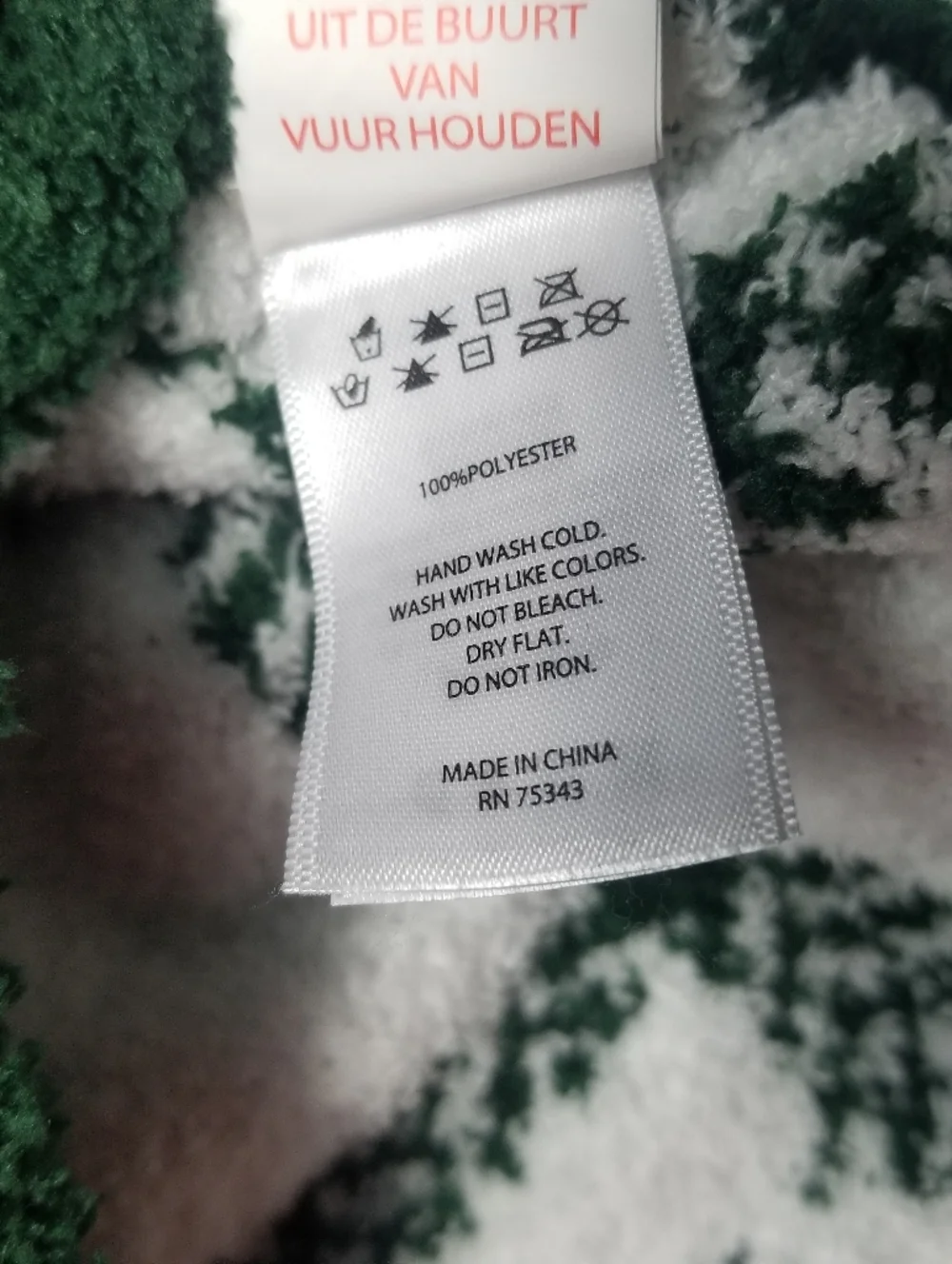 TOMMY BAHAMA DOG COZY GREEN AND WHITE KNIT NECK WARMER SWEATER SIZE SMALL