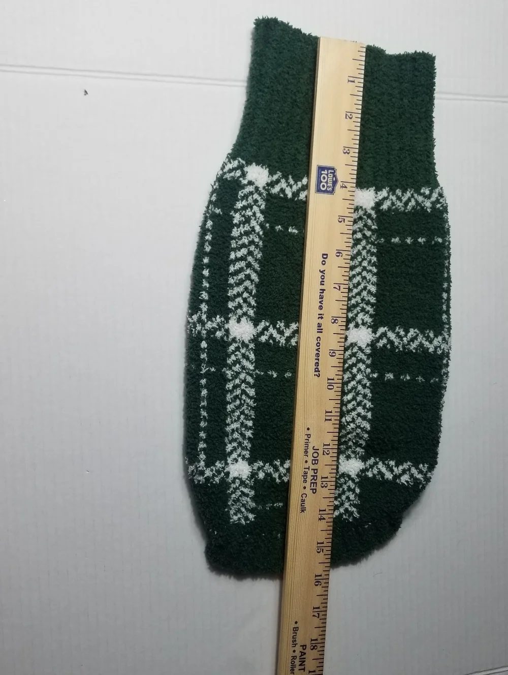 TOMMY BAHAMA DOG COZY GREEN AND WHITE KNIT NECK WARMER SWEATER SIZE SMALL