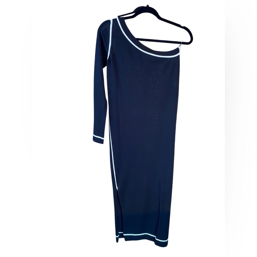 NWOT Marc Jacobs VTG Y2K one shoulder long sleeve knit 🧶 Maxi Dress. S