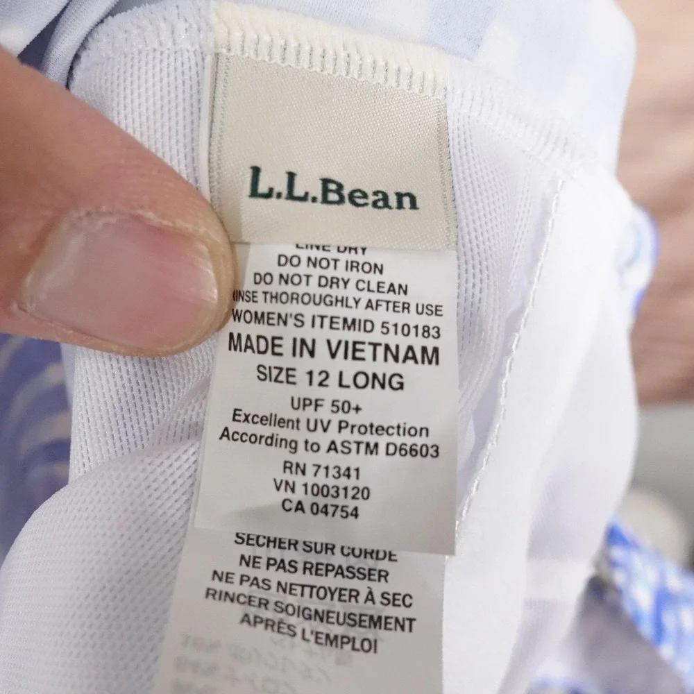 L.L. Bean long scoop swimsuit