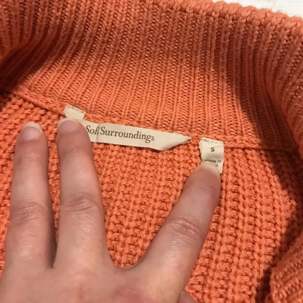 Soft Surroundings size pockets orange