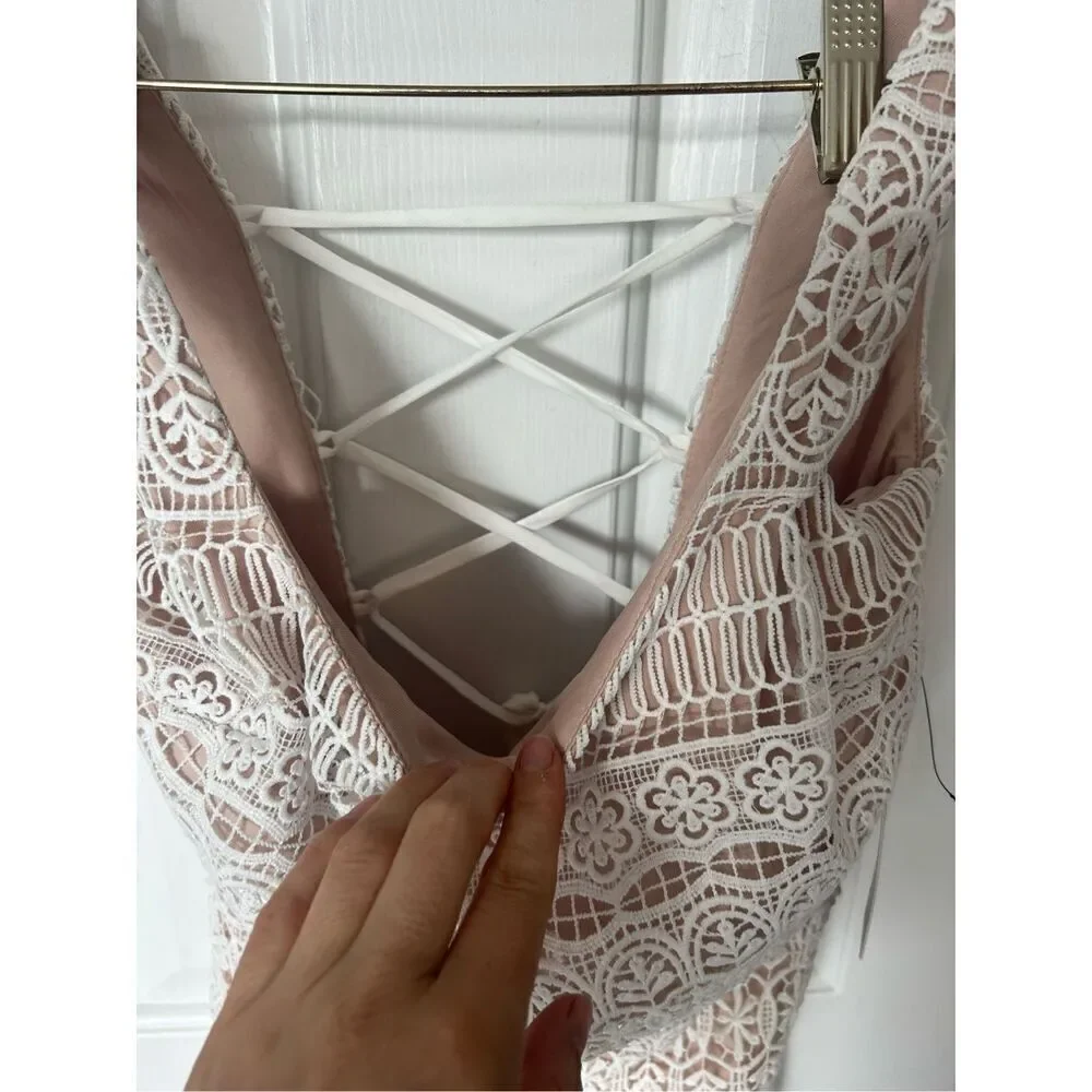 Lulus white tan