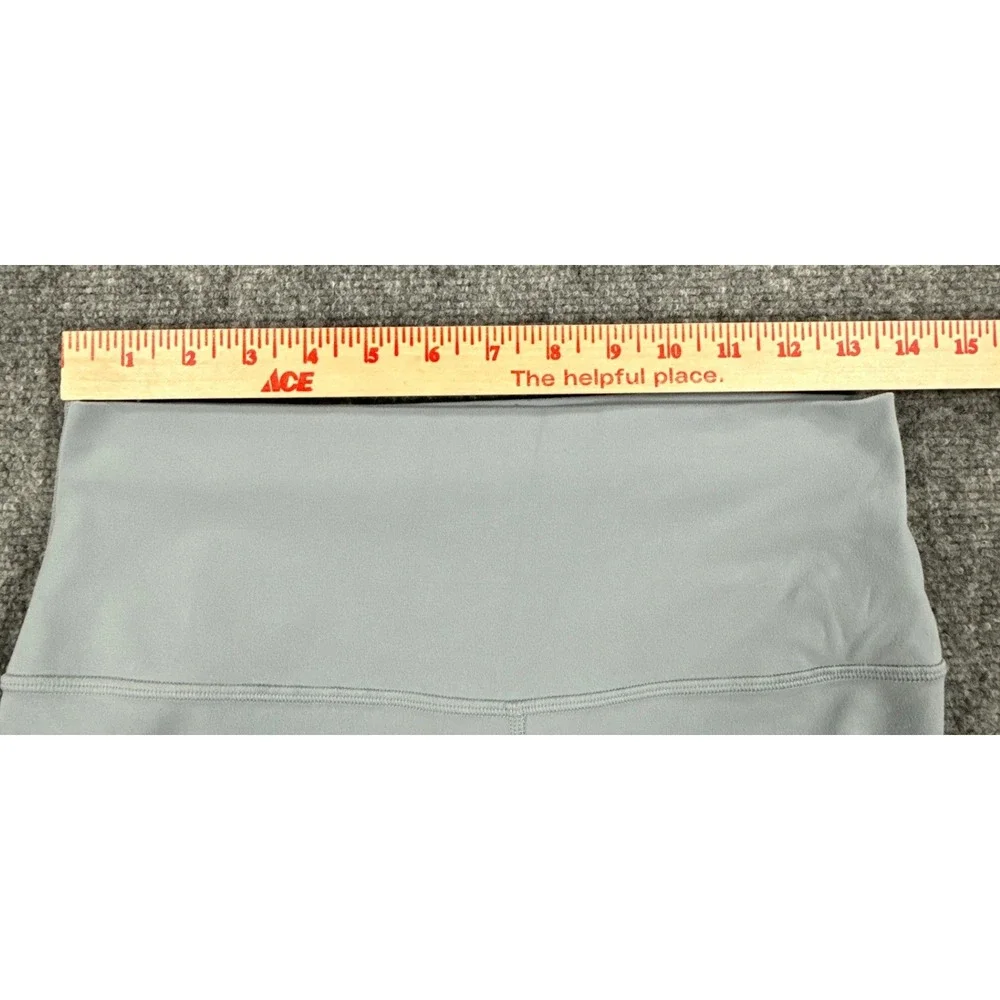 Lululemon Align Womens Size 10 Blue Gray High-Rise Crop 21 Nulu Leggings
