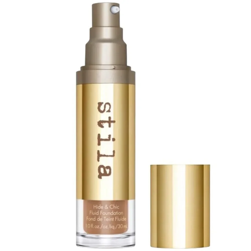 Stila Hide & Chic Fluid Foundation In Tan/Deep 1 Full Size NIB
