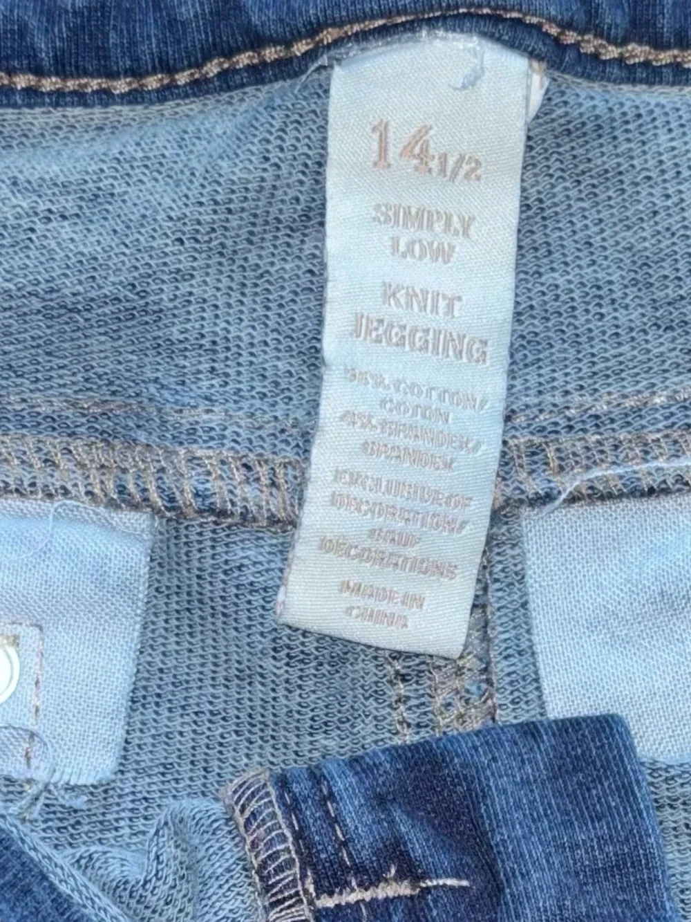 Justice jeans color