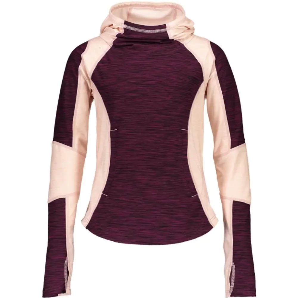 Obermeyer Girls‎ Cora FLC Hoodie Youth Large 14-16 Purple Pink Stretch Pullover