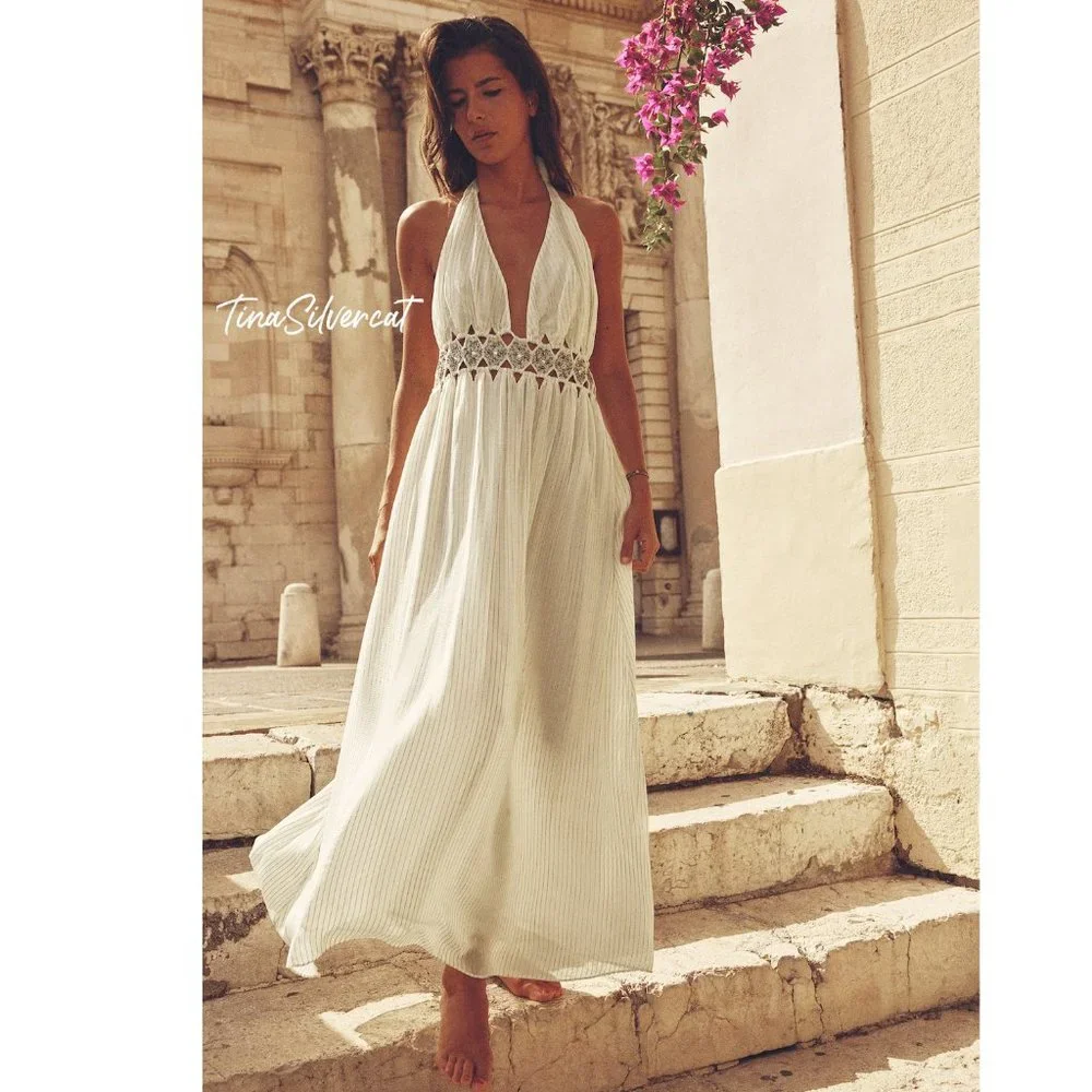 Zara rhinestone midi