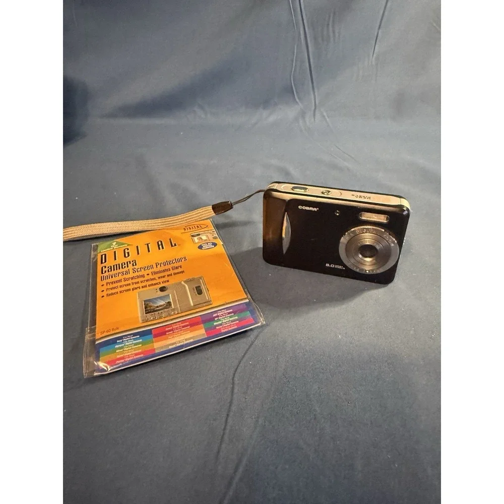 Digital Camera,  Cobra #DC8650 Tested ‎ With Screen Protectors