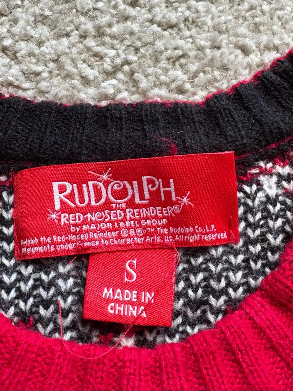 Rudolph The Red Nosed Reindeer classic crewneck