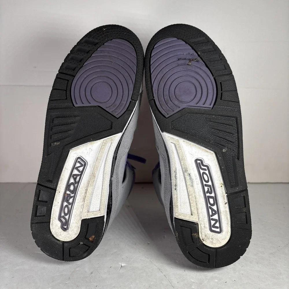 Size 6Y Nike Air Jordan SC-1 GS Stealth‎ / Purple Sneakers 439655 008