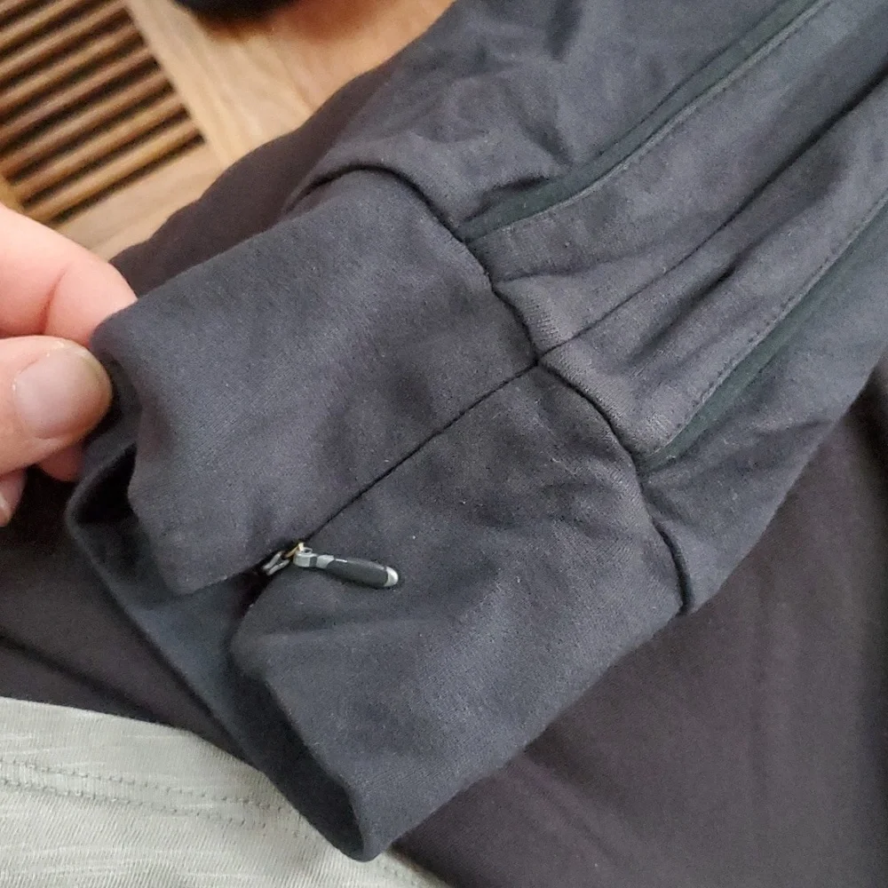 Fabletics back inseam zippers