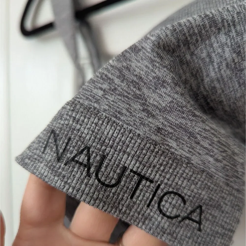 Nautica Intimates Size 38D Lightly Lined Bra Underwire Adjustable Straps Gray