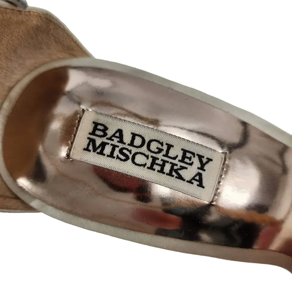 Badgley Mischka sparkles buckle