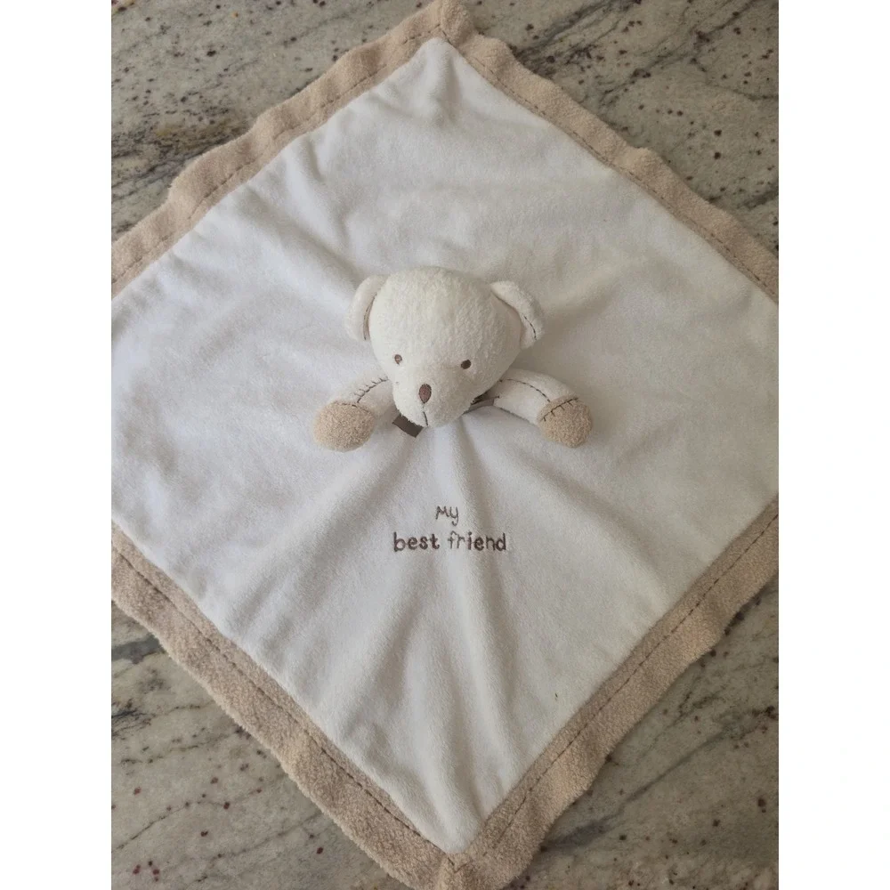 Carters My Best Friend Teddy Bear Lovey Blanket Baby Toy