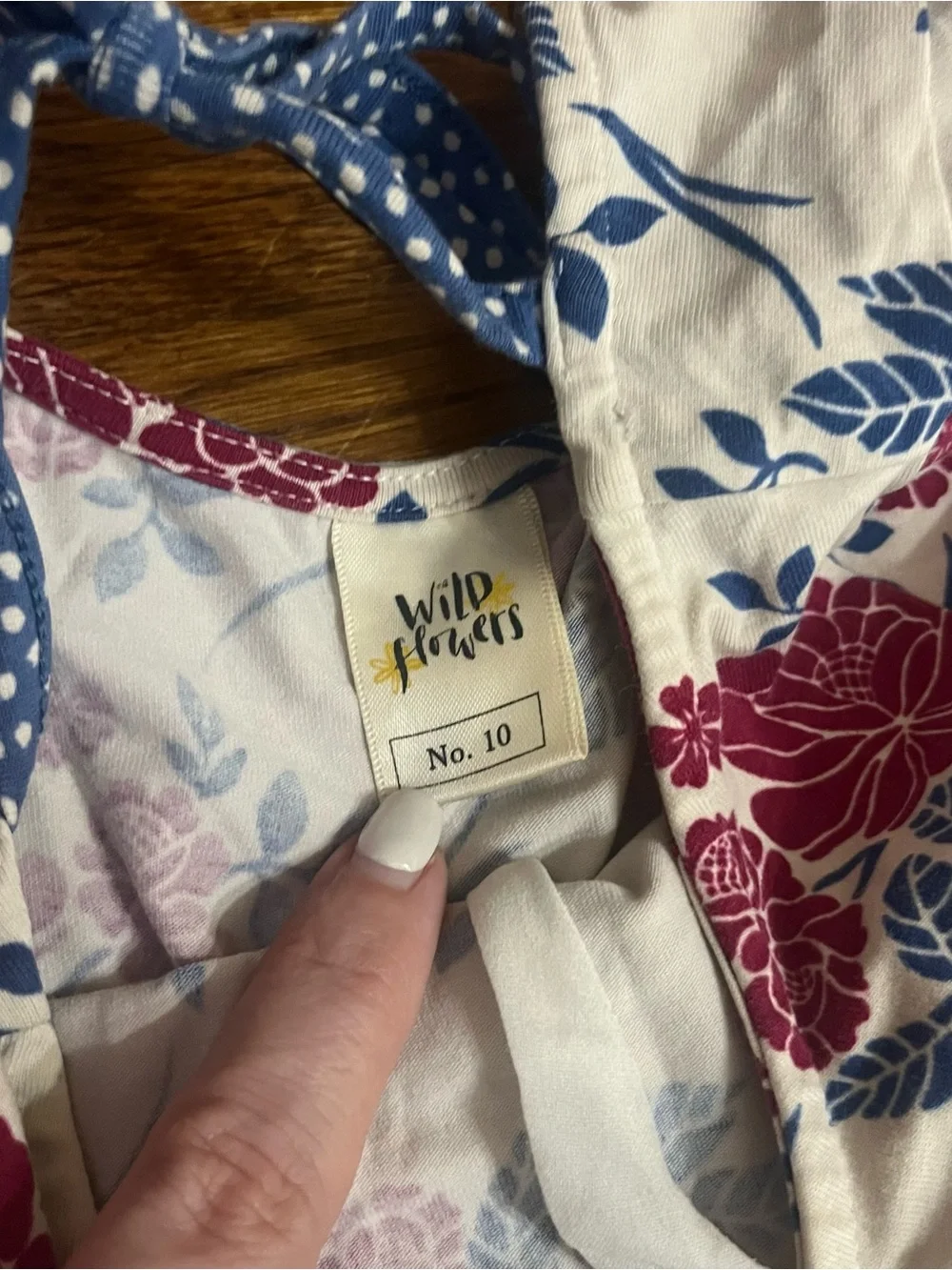 Wildflowers dress flaws