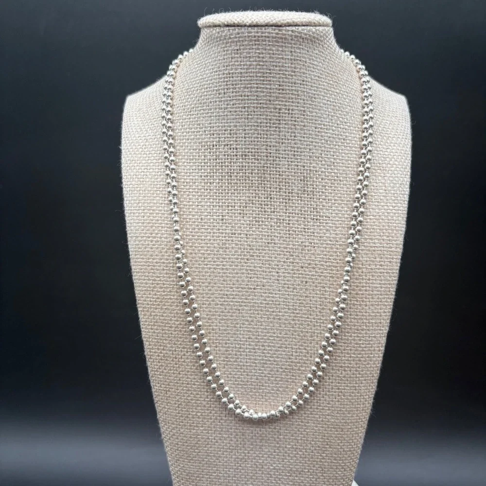 Italy Chunky Ball Chain Necklace Unisex 36
