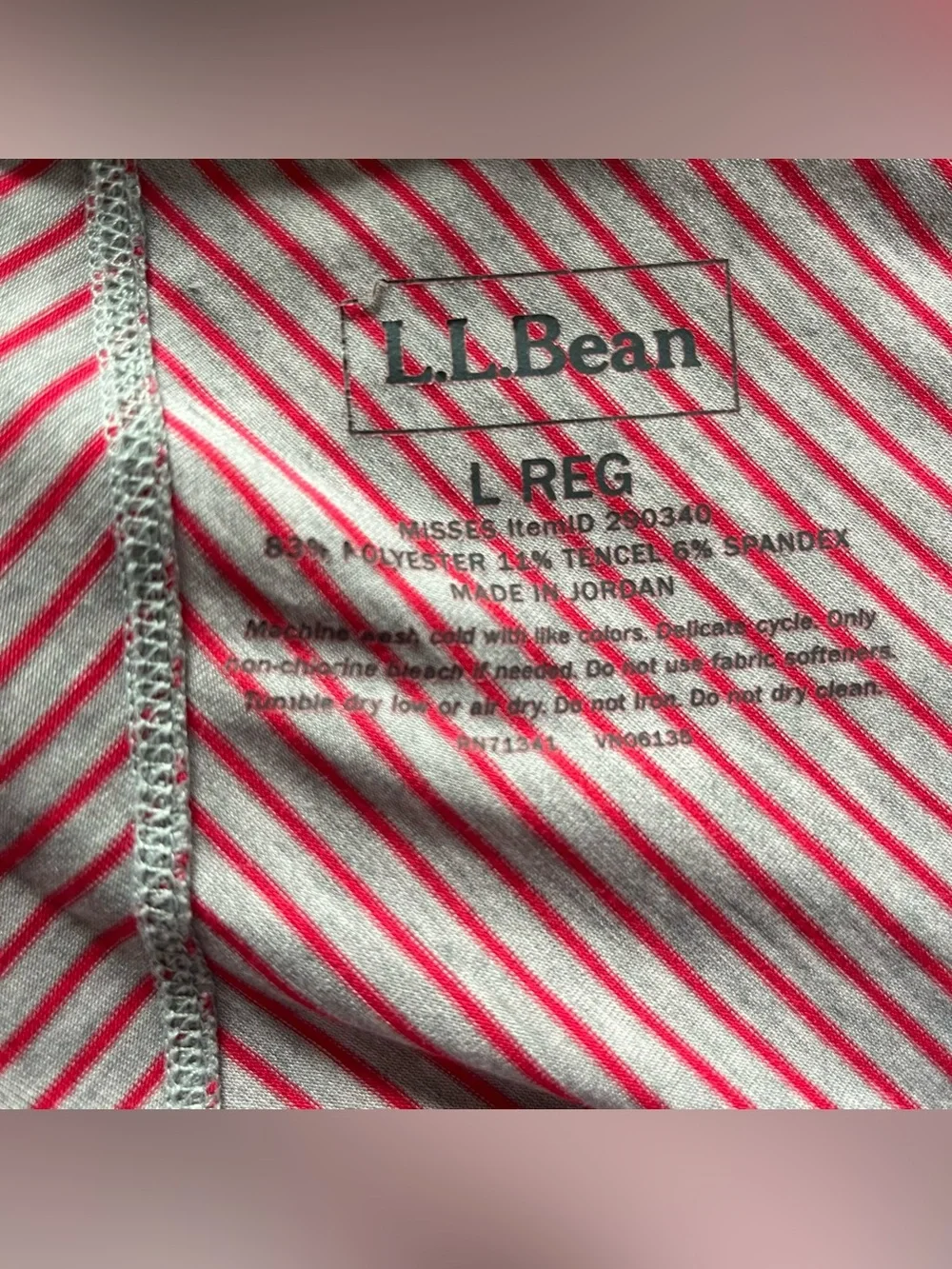 L.L. Bean size reg
