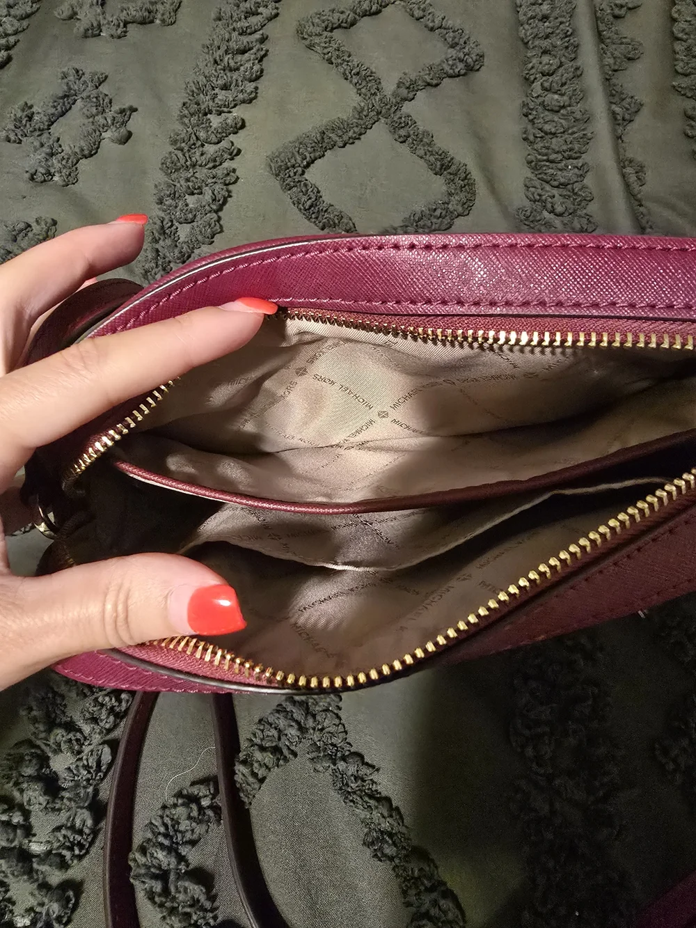 Michael Kors Hot Pink Crossbody Camera Bag
