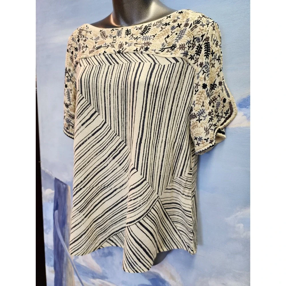 Benares embroidered sleeve