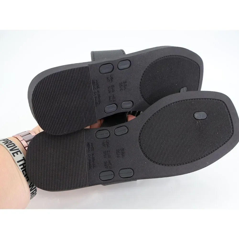 Larroude hibiscus sandals