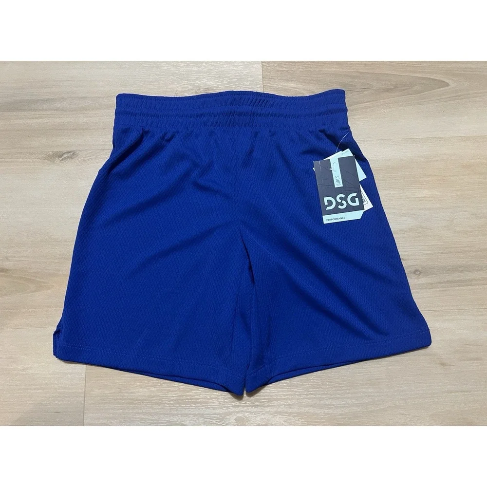 NWT Girls DSG Basketball Shorts Royal Blue‎ Size Small Youth Kids Unisex