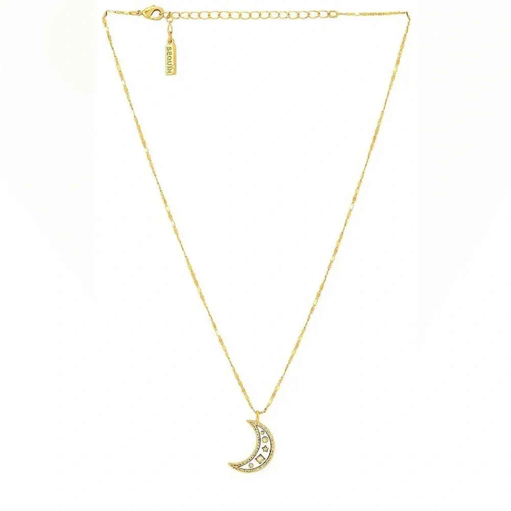 Sequin aura moon