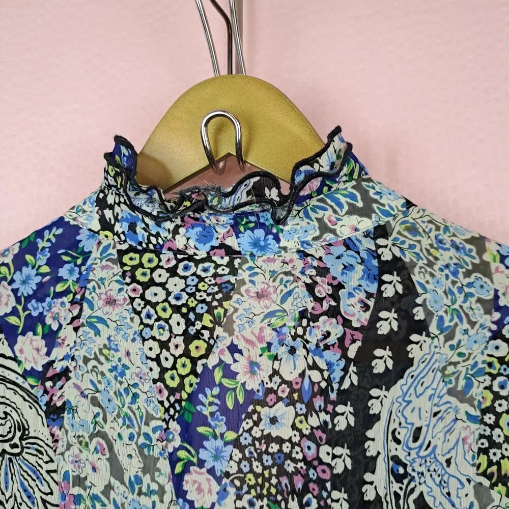 Agora blouse ruffle