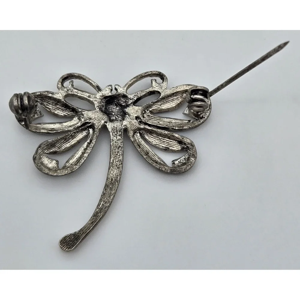 Dragonfly vintage brooch
