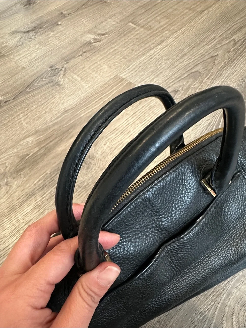Michael Kors structured pebbled