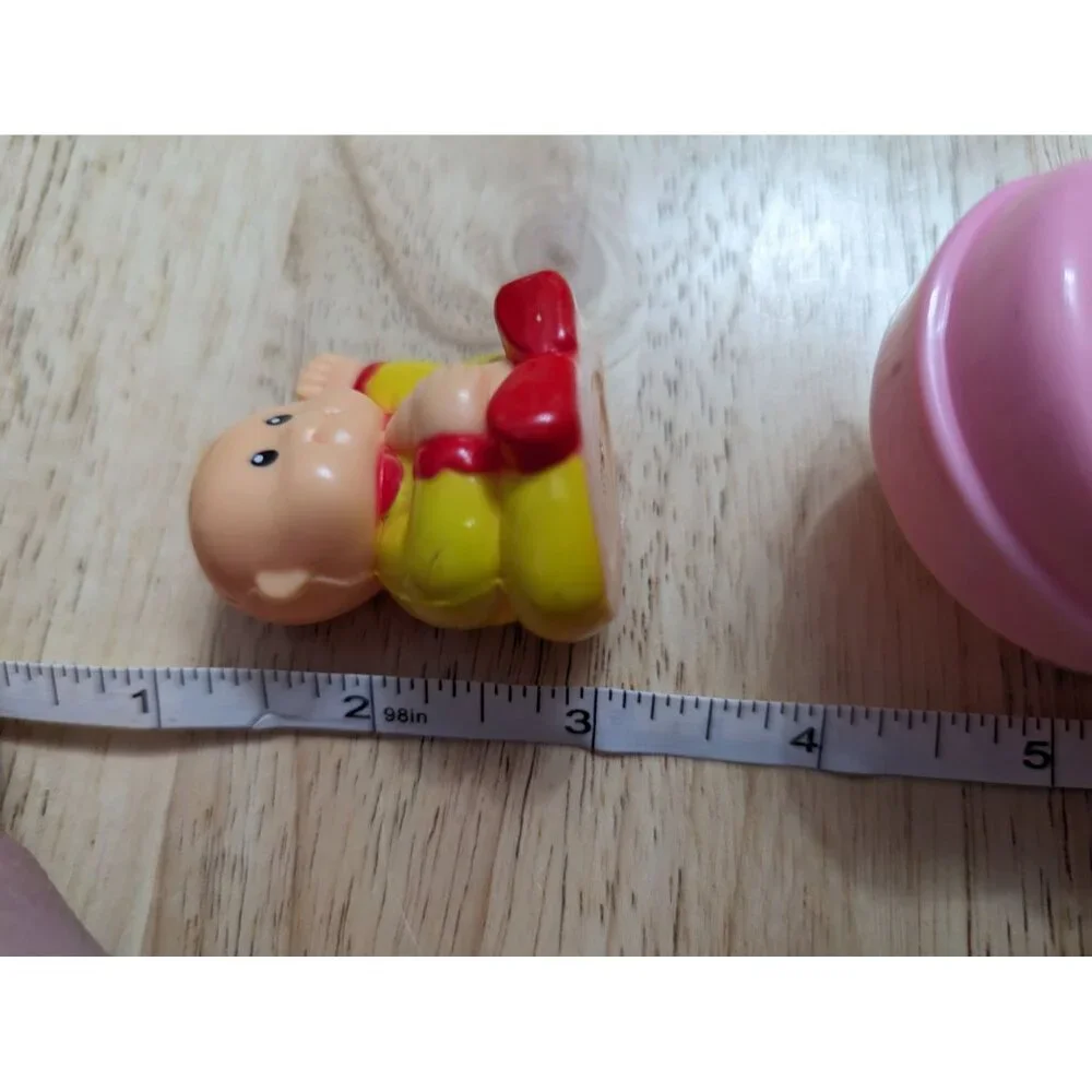 Y2K 1999 #22307 RedBox Family DollHouse replacement Baby Pram & brown‎ white dog
