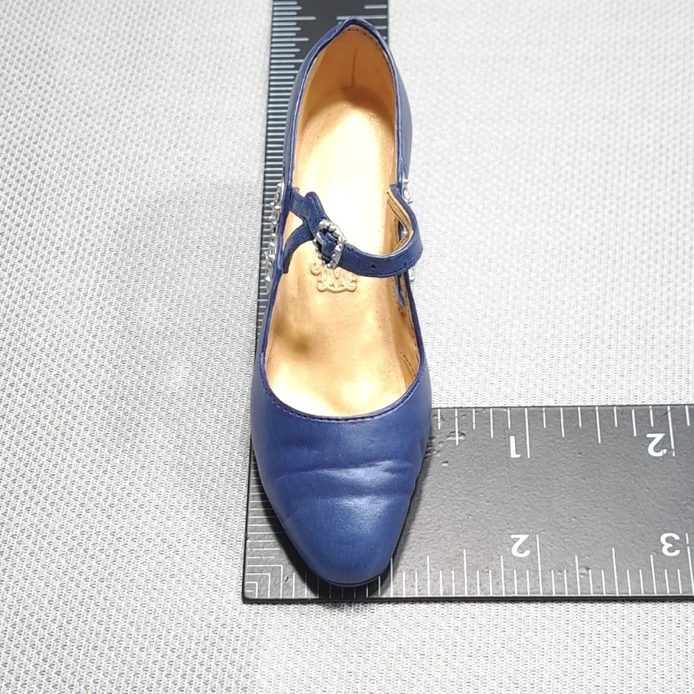 Just the Right Shoe By Raine Starry Night Mini‎ Ceramic Blue Shoes Figurine