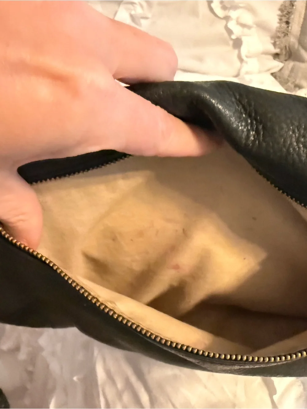 Tory Burch smooth pebbled