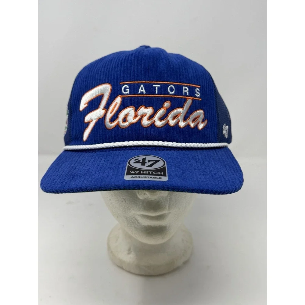 '47 Brand Florida Gators Gridiron Double Header Hitch‎ Adjustable Hat Corduroy